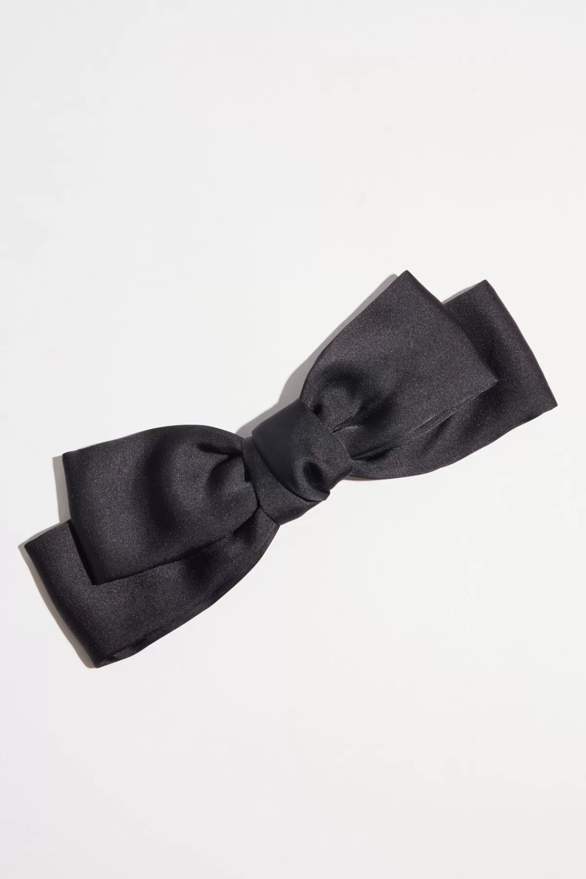 Dynamite Double Floppy Bow Hair Clip Black Cheap