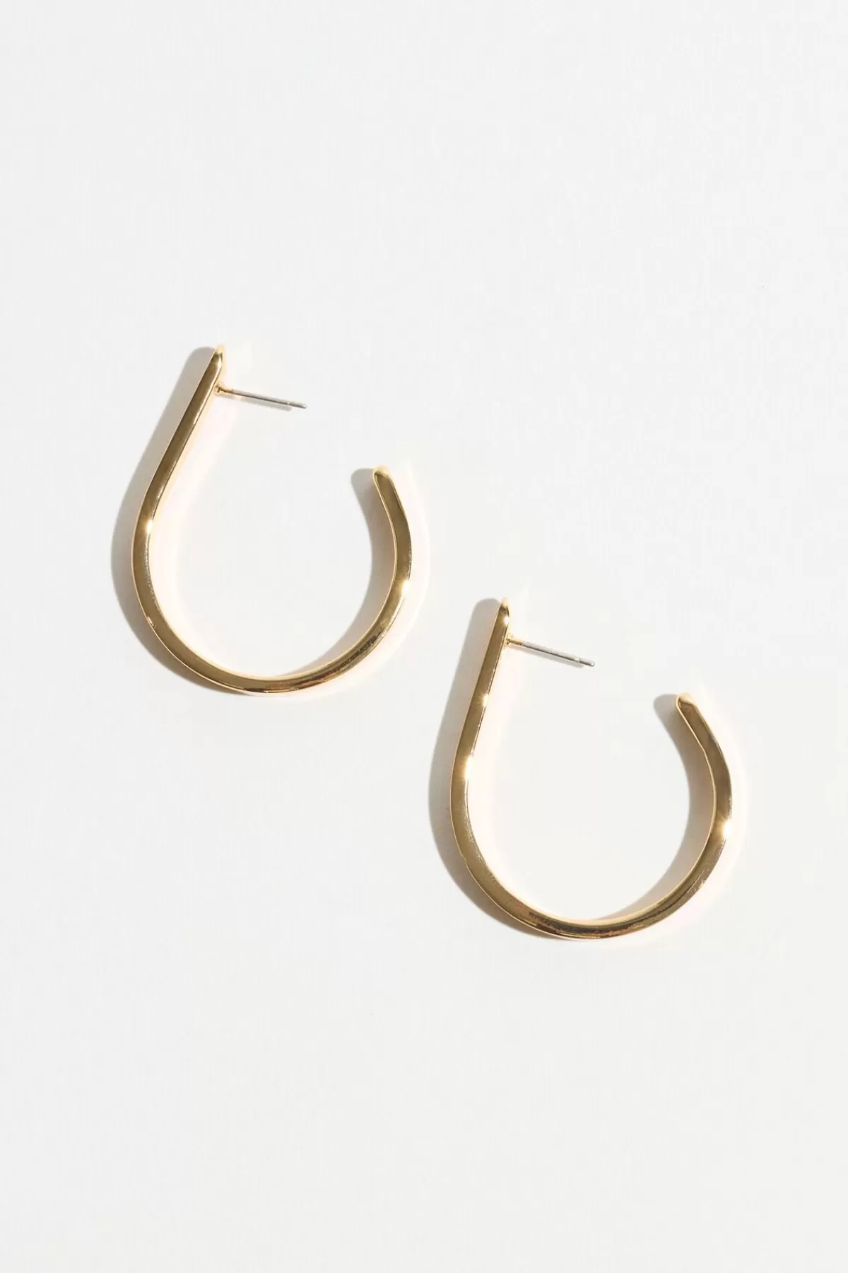 Dynamite Open Loop Hoop Earrings Yellow Discount