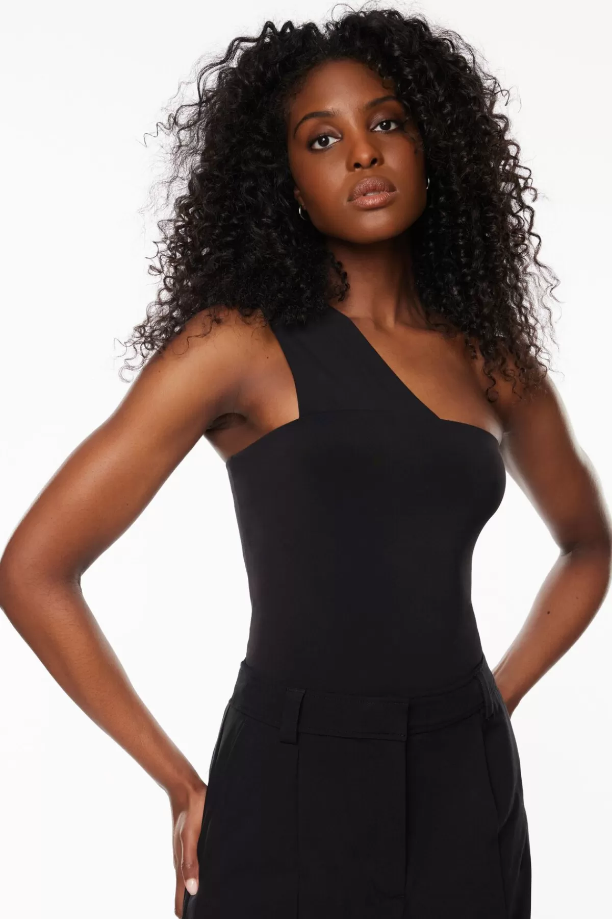 Dynamite Sculpt One Shoulder Bodysuit Black Shop