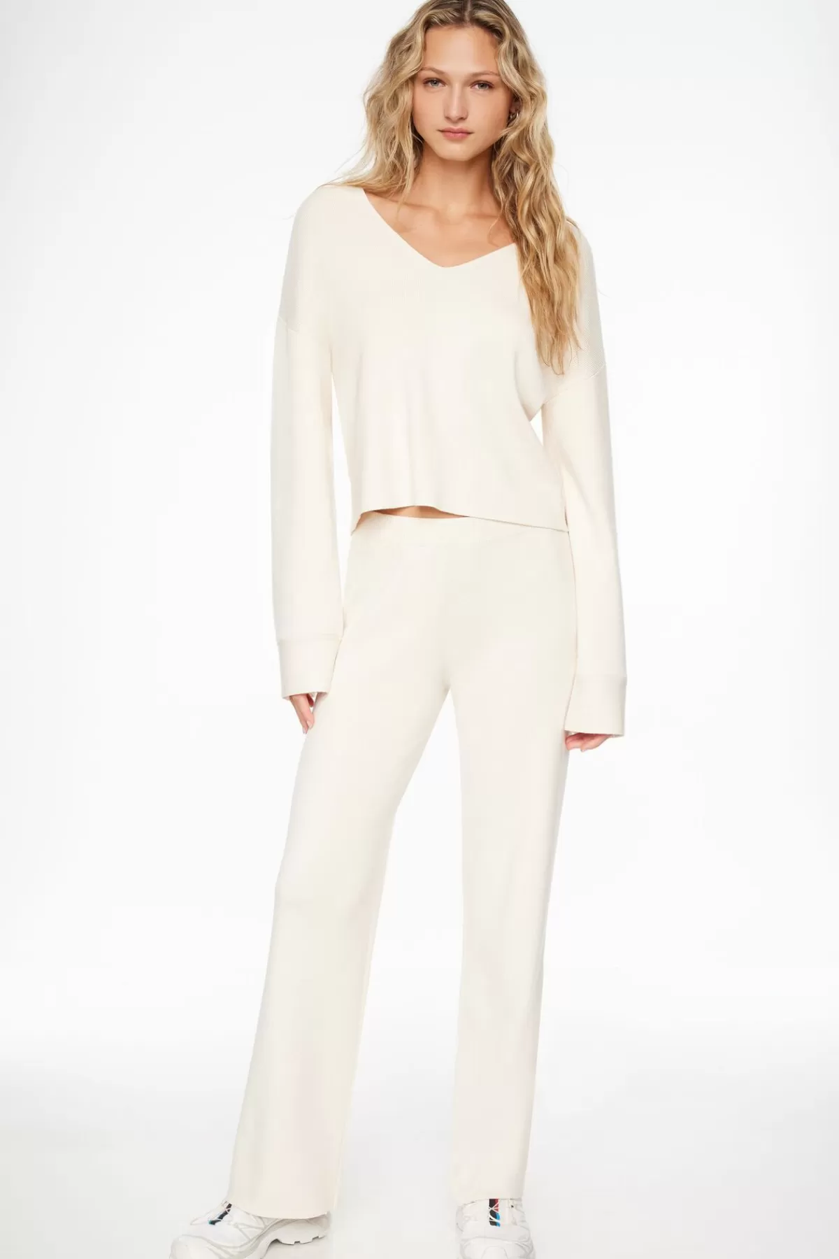 Dynamite Straight Leg Pants White Store