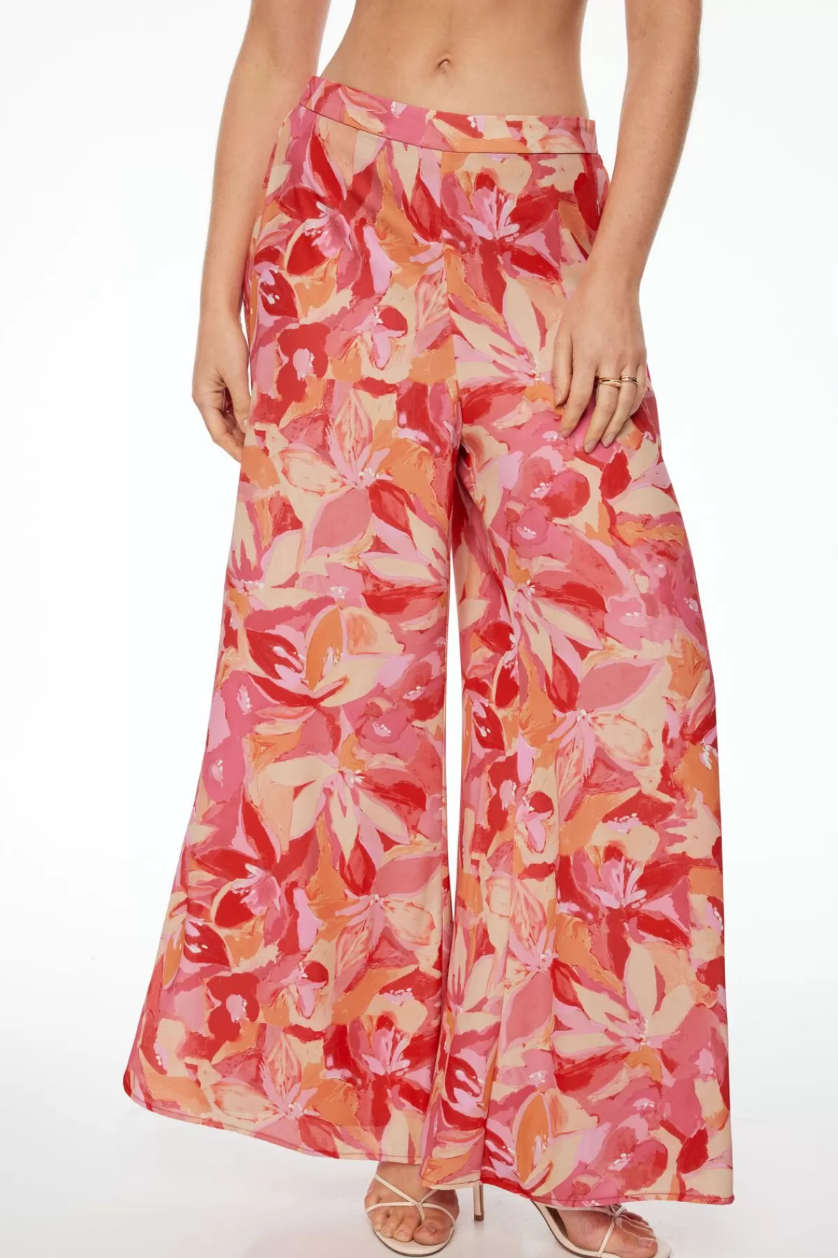 Dynamite Wide Leg Palazzo Pants Pink Outlet